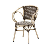 Rotin Design Noel: -36% Fauteuil bistrot Nina en polyrotin