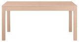 Keo Nano Table avec 2 Allonges Inclus, Bois, Naturel, 160 x 90 x 77 cm