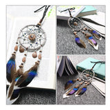 Dsaren Traditionnel Dream Catcher Vintage À la Main Voiture Attrape-rêves Plumes Ornement Suspendue Chambre et Maison