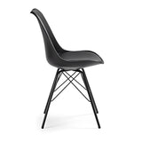 Kave Home - Chaise Ralf en polypropylène avec Pieds en Acier