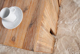 Invicta Interior Castle Tabouret Massif en Bois d'acacia brossé 45 cm