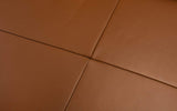 BHDesign HADRIEN - Canapé Moderne Contemporain - Cuir véritable - Marron Clair