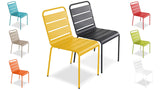 Oviala Table de Jardin et 6 chaises en métal