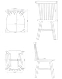 AC Design Furniture Chaise, Bois, Weiß