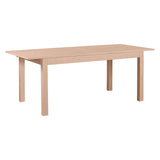 Keo Nano Table avec 2 Allonges Inclus, Bois, Naturel, 160 x 90 x 77 cm