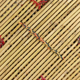 Festnight Table Basse en Bambou avec Détails Chindi Multicolore 60 x 60 x 45 cm