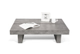 Delamaison Jinto Table, Aspect béton, Gris, 94 x 62 x 25 cm