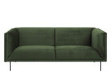Marque Amazon - Movian Ola - Canapé 3 places, 88 x 200 x 79 cm (longueur x largeur x hauteur), Vert foncé