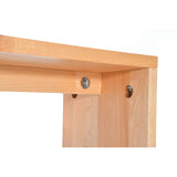 acerto 20128 Banc en hêtre massif sans dossier 160x44x40 cm - Banc en bois de haute qualité pour salle à manger ou salon en bois de hêtre