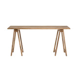 Macabane Console Tréteaux Manguier 160x40cm KO-kut, 160 x 40 x 76,5 cm