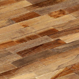 vidaXL Table Basse Teck Recyclé Massif Ovale Meuble de Salon Table de Canapé