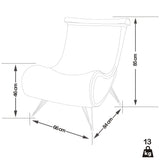 Fauteuil Alix en rotin kubu