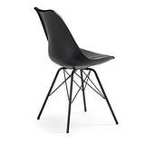 Kave Home - Chaise Ralf en polypropylène avec Pieds en Acier