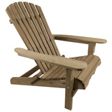 Woodside Chaise Adirondack en bois - pour extérieur