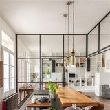 Hobaca® E27 LED Or Nordique Acrylique Lustre Luminaire Suspension Moderne Salle Manger Lustre Cuisine Lampe De Chevet De Chambre LumièRes Restaurant