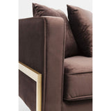 Canapé Loft marron 3 places Kare Design