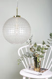 Globen Ligthing Printemps XL Pendentif, E27, Clair/laiton