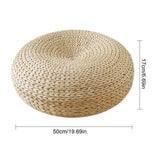 Rosixehird Coussin d'méditation au Sol - Sol futon Fait à la Main, Coussins d'assise au Sol - Pouf Sol Rond Fait à la Main pour CoussinSol méditation Yoga