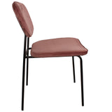 Nimara Lot de 2 Chaises de salle à manger en velours | Chaises de salle à manger et chaises de cuisine en tissu pour la table à manger