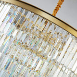 chambre lustres en cristal moderne et minimaliste vie américaine salle à manger lustre éclairage personnalité créative, blanc froid, Dia 80cm