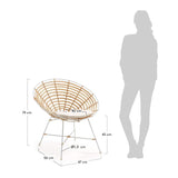 Kave Home - Fauteuil Tellkar
