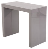 Soliving ATLAS Console 4 Allonges, Autre, Gris, 45 x 90 x 75 cm