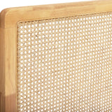 IDMarket - Tête de lit EDHEN cannage et Bois 160 CM