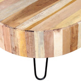 vidaXL Table Basse Bois de Récupération Massif Table d'Appoint Salon Canapé