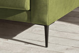Bobochic BERGEN Canapé de 3 places convertible Vert 222 x 92 x 90 cm