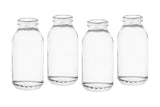 casa-vetro Lot de 12 x Vase Petites Bouteilles en Verre Transparent 10,5 cm