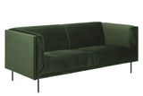 Marque Amazon - Movian Ola - Canapé 3 places, 88 x 200 x 79 cm (longueur x largeur x hauteur), Vert foncé