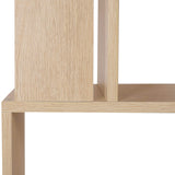 Rebecca Mobili RE4788 Étagère Moderne, bibliothèque en Bois, 5 étagères, Style Moderne, Beige, ameublement Salon, Maison, Bureau, 172,5 x 60 x 24 cm