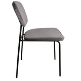 Nimara Lot de 2 Chaises de salle à manger en velours | Chaises de salle à manger et chaises de cuisine en tissu pour la table à manger