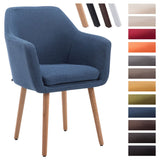 CLP Chaise Retro de Salle à Manger Utrecht Tissu I Rembourrée I Chaise Design Scandinave