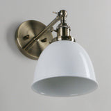 Pathson 16,5 cm vintage industriel en métal Abat-jour ombelle rétro Applique murale lampe Luminaire