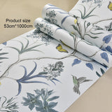LianLe Papier Peint Forêt Mystique Fleurs Oiseaux Papillons Wall Papper Décoration Mural,B
