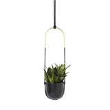 Umbra  BOLO PLANTER BLACK, CERAMIQUE DE GRÈS, noir, 109.2 x 17.78 x 15.8 cm