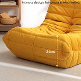 ArtsPavilion Canapé De Sol Paresseux Doux, Chaise Au Coin du Feu, Canapé Accent Bean Bag pour Salon Salon Bureau, Amovible, Lavage L White