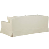 Beliani Canapé 3 Places en Tissu Beige GILJA