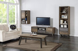 Furnhouse Malaga Acacia Plateau de Rangement en Bois Massif d'acacia Marron 50 x 100 x 8 cm