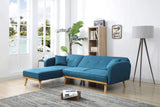 Bestmobilier - Viking - Canapé d'angle réversible Convertible - Style scandinave - Tissu