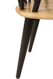 Felis Lifestyle 1100224 Gee Lot de 2 Chaises Bois Noir 54 x 52 x 76 cm