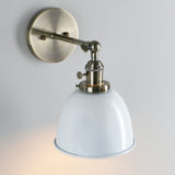 Pathson 16,5 cm vintage industriel en métal Abat-jour ombelle rétro Applique murale lampe Luminaire