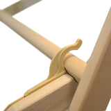 Harbour Housewares Transats pliants en Bois - Traditionnel/Ajustable - Plage/Jardin - Rose - Lot de 2