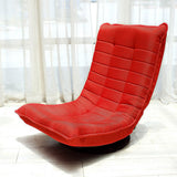 Qing MEI Home Chaise Pivotante Paresseux Fauteuil À Bascule Canapé Inclinable Balcon Balcon Unique Siesta Chaise Amovible Et Lavable A++ (Couleur : Red)