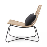 Oviala Lot de 2 fauteuils de Jardin en résine tressée