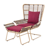 Noel: -63% Fauteuil Alice en rotin Croco