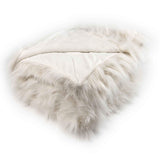 Nielsen Home Edit Couverture en Fausse Fourrure Blanc 150 x 200 cm