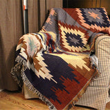 BSESTELLE Couverture 100% coton Nordic Home Géométrie Tapisserie Navajo Couverture Couverture décorative (Size : 150X210/59 * 82.7'')