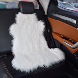 KAIHONG Faux Peau de Mouton en Laine Tapis (60 x 90 cm) Imitation Toison Moquette Fluffy Soft Longhair Décoratif Coussin de Chaise Canapé Natte (60 x 90cm, Blanc)
